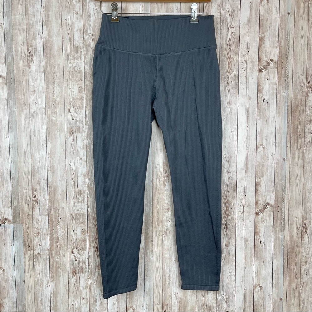 Good American Ribbed Pull-On Leggings Size 3/4 Large/XL Women
